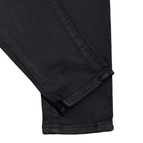 AMERICAN EAGLE Ne(x)t Level Stretch Black Hi-Rise 4-Button Flap Closure Jegging - Picture 6 of 8